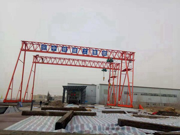 廣東云浮龍門吊廠家50噸花架單梁龍門吊型號
