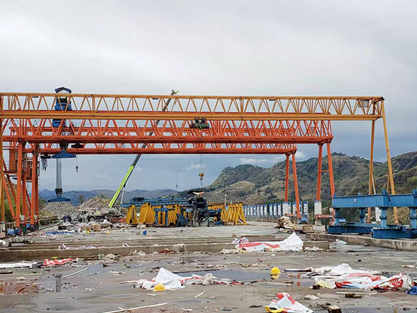 甘肅天水龍門吊公司設備安裝設制動器情況