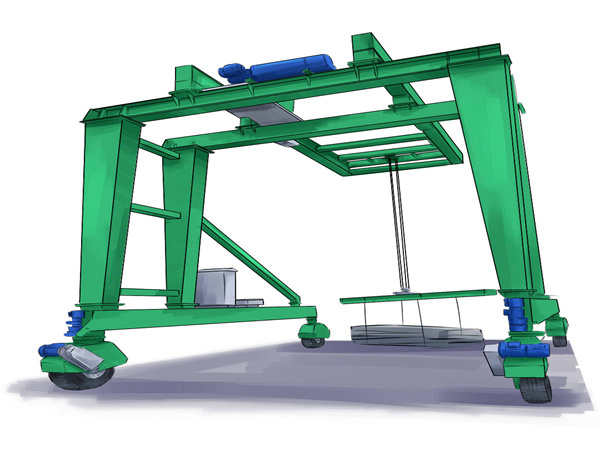 河南濟源龍門吊租賃廠家遙控操作