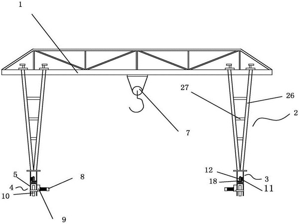 青海西寧龍門吊廠家10噸